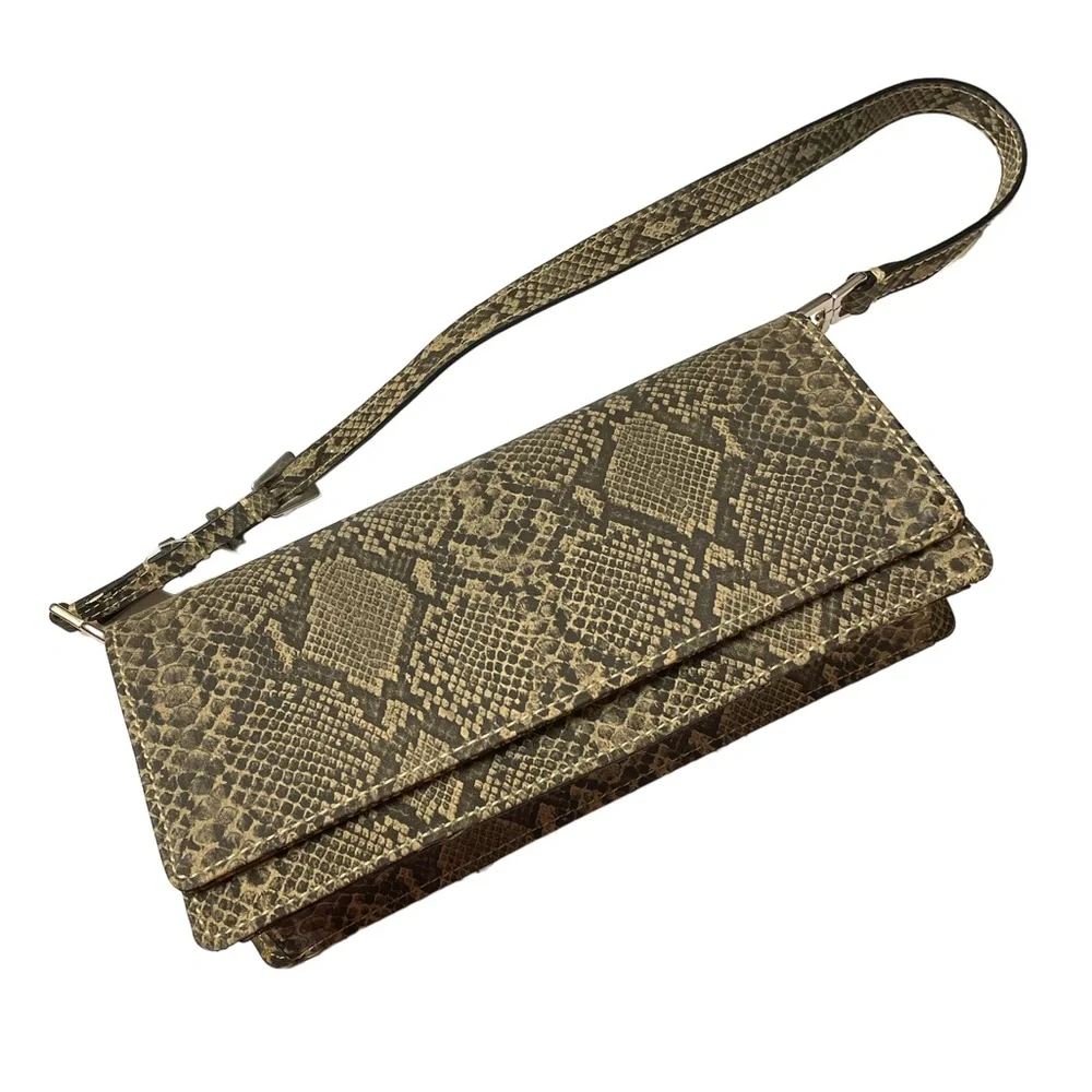 Liz Claiborne Faux Snakeskin Shoulder Bag NWOT